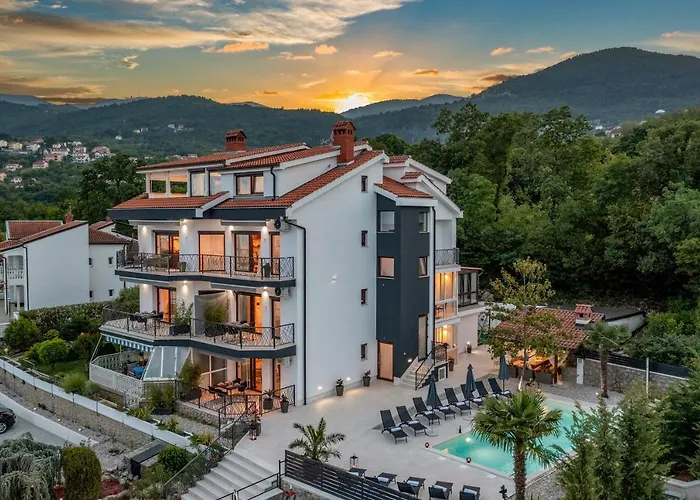 Adriatic, Enio With Swimming Pool, Panoramic Sew View, Free Parking Apartament Ičići