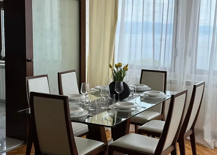 Adriatic, Enio With Swimming Pool, Panoramic Sew View, Free Parking Lägenhet
